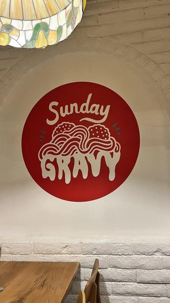 Menu at Sunday Gravy restaurant, Inglewood
