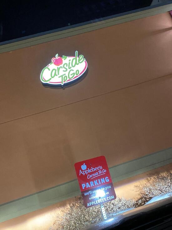 Menu at Applebee's restaurant, Fergus Falls