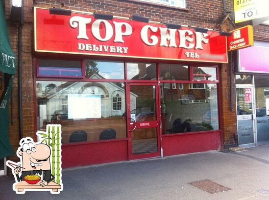 menu at top chef fast food epsom 43 waterloo rd