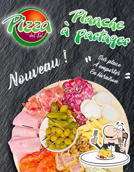 Menu at Pizza Del Sol restaurant, Davézieux