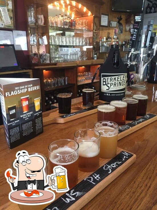 Menu at Berkeley Springs Brewing Co pub & bar, USA