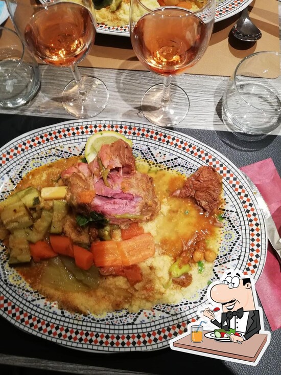 Speisekarte von Au royal couscous maisières, Mons