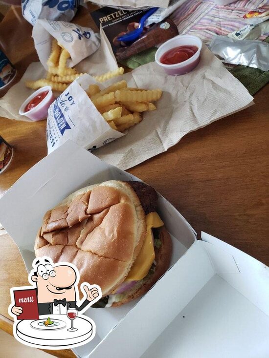 Menu at Culver's fast food, Grand Forks