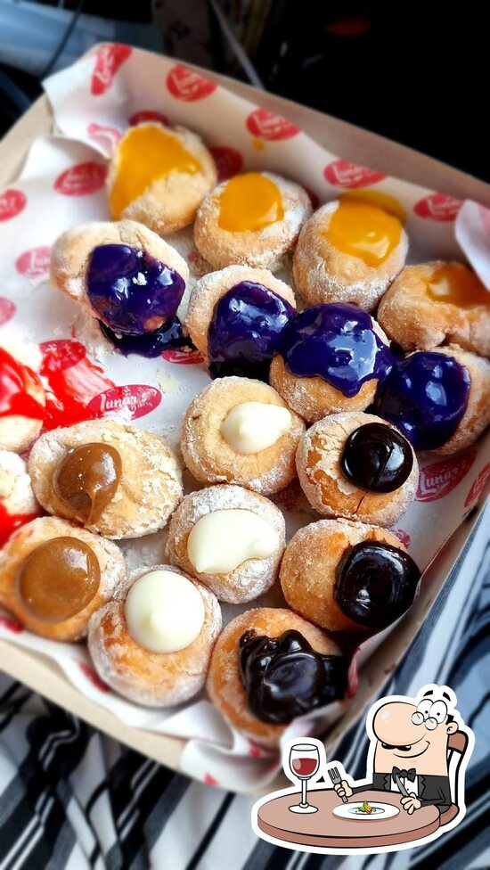 Menu at Lunar's Donut Bakery, Manila