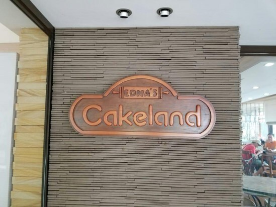 Menu at Edna's Cakeland cafe, Cabanatuan City, Kapitan Pepe Subdivision