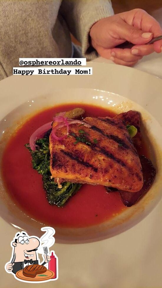 Menu at Osphere Neighborhood Grill and Bar, Orlando