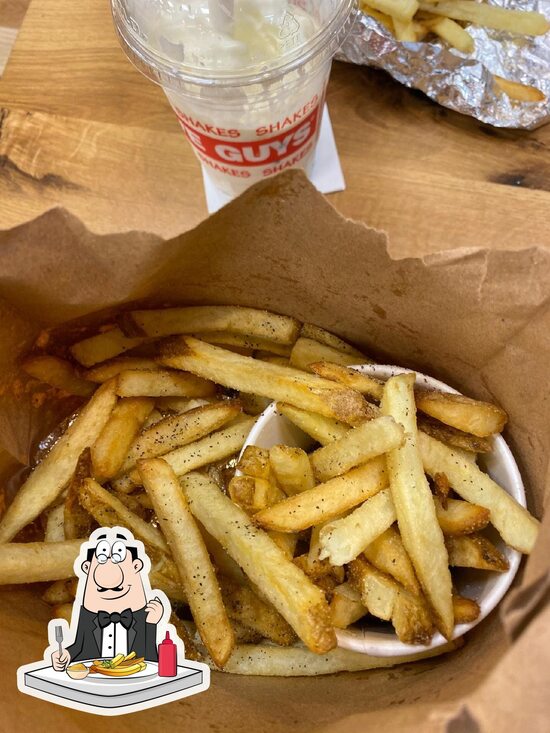 Menu at Five Guys Plymouth restaurant, Plymouth
