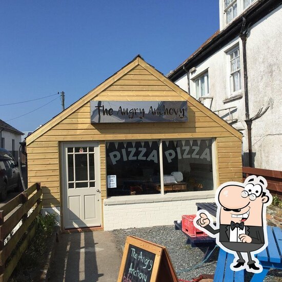 Menu at The Angry Anchovy pizzeria, Port Isaac