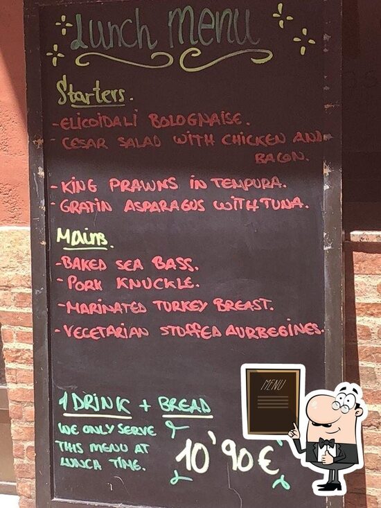 Menu at El Patio Chico restaurant, Torrevieja