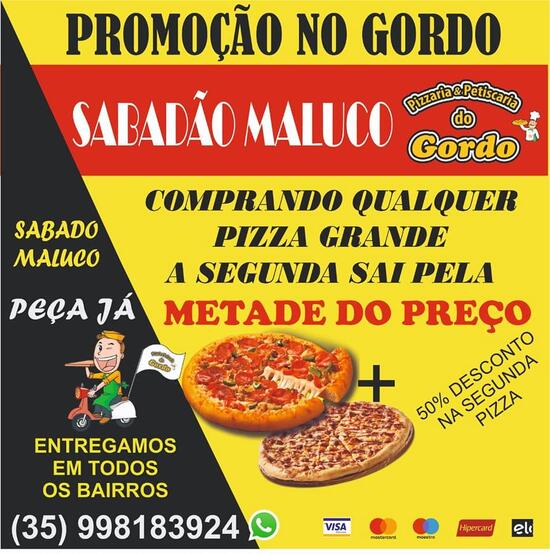 Carta de Pizzaria do Gordo, Marmelópolis