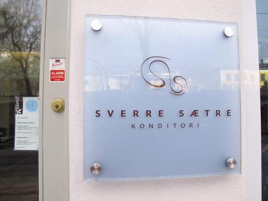 Menu at Sverre Sætre Konditori, Oslo, Nonnegata 4
