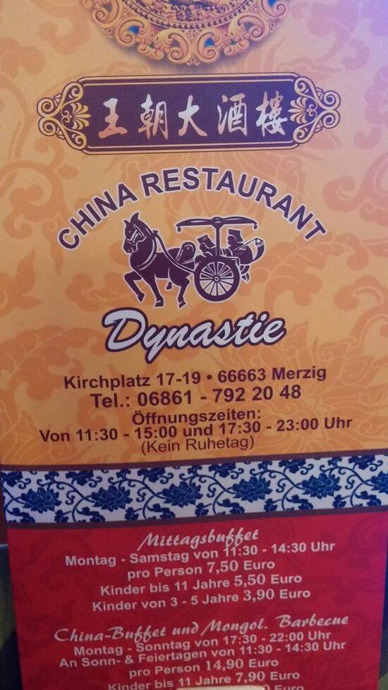 China-Restaurant Dynastie, Merzig - Restaurantbewertungen
