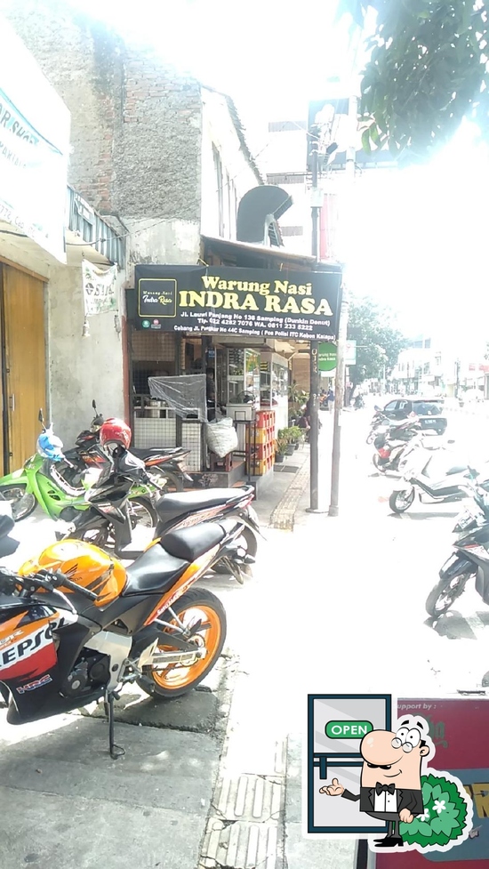 Menu at Indra rasa restaurant, Bandung