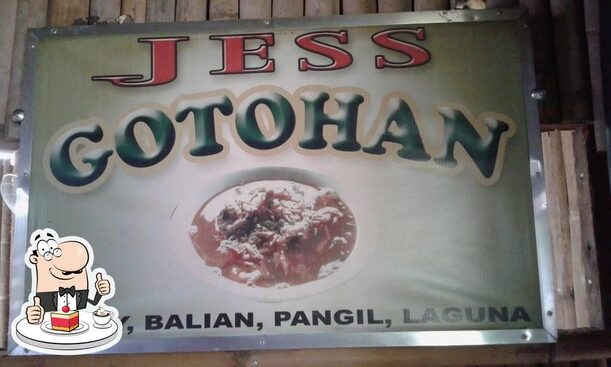 Menu at Jess Gotohan restaurant, Pangil, 9FWG+CCM