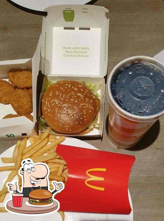 Menu at McDonald's Queenstown, Frankton fast food, Queenstown, Frankton Rd