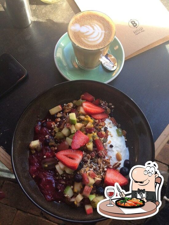 Menu at Leaf & Grain. cafe, Byron Bay