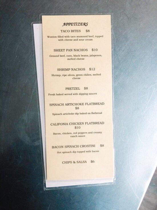 Menu at The Garden Gate pub & bar, Carrington