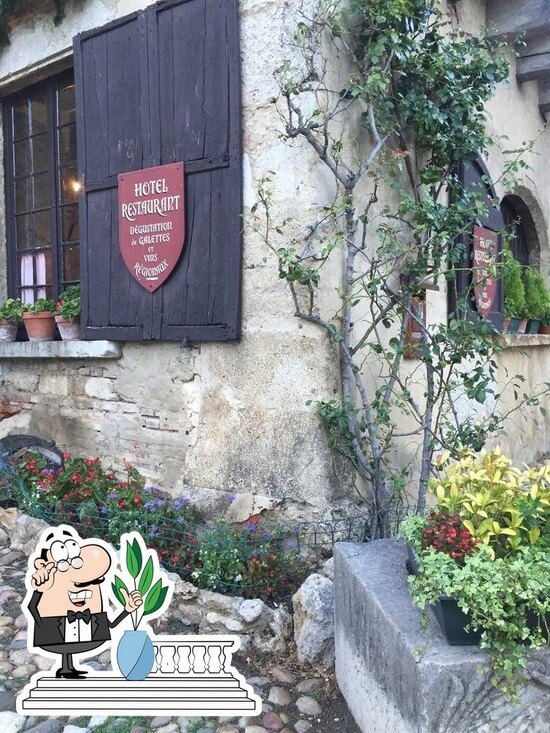 Menu au Hostellerie de Pérouges restaurant, Pérouges
