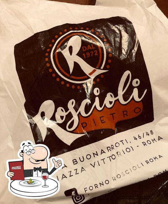 Bakery Roscioli Pietro, Rome - Restaurant menu and reviews