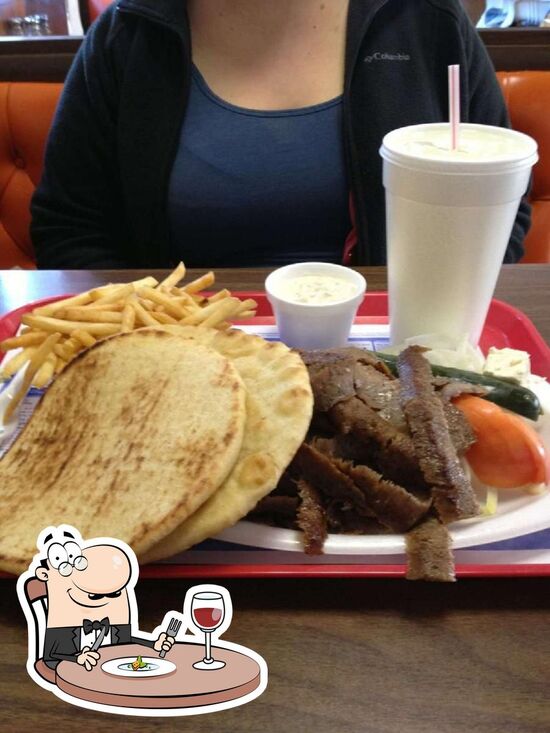 Menu at King Gyros restaurant, Fort Wayne, 814 Goshen Ave