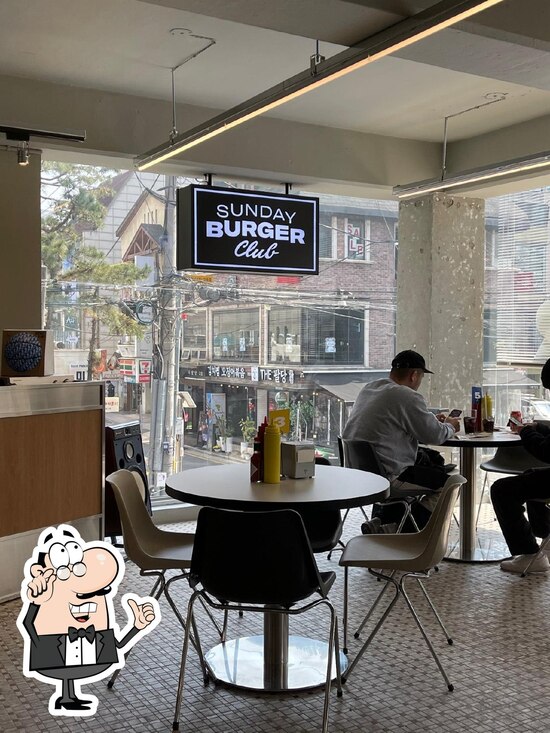 Carta de Sunday Burger Club, Seul