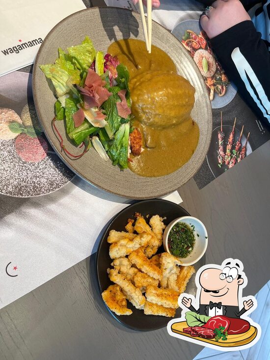Menu at wagamama restaurant, Harlow
