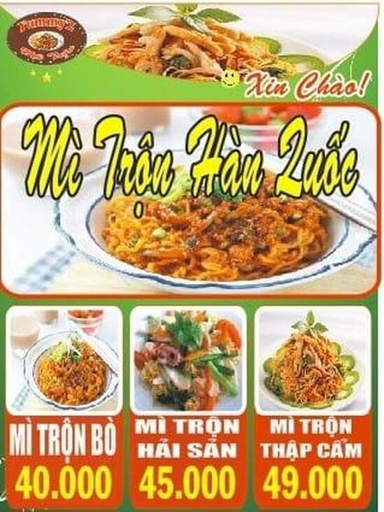 Menu at Món Ăn Hàn Quốc Yummy restaurant, Ho Chi Minh City, C9/2A đường ...