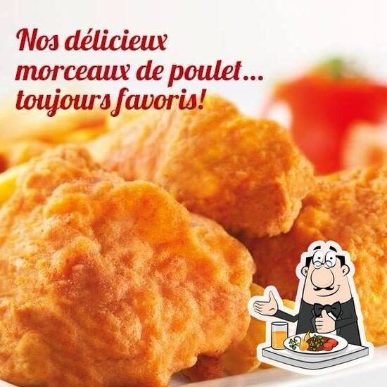 Menu at Fritou Loretteville fast food, Québec City