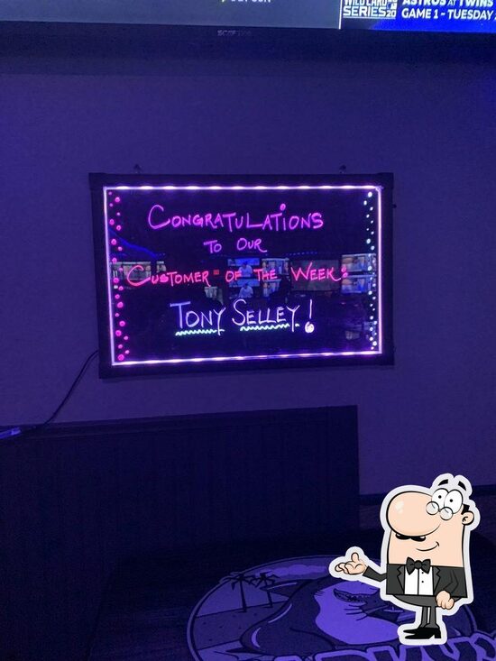 Menu at Sharky's Sports Bar, Burton