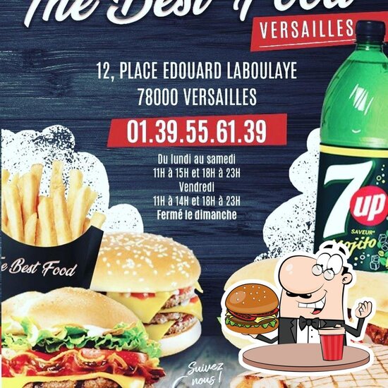 Menu at THE BEST FOOD restaurant, Versailles