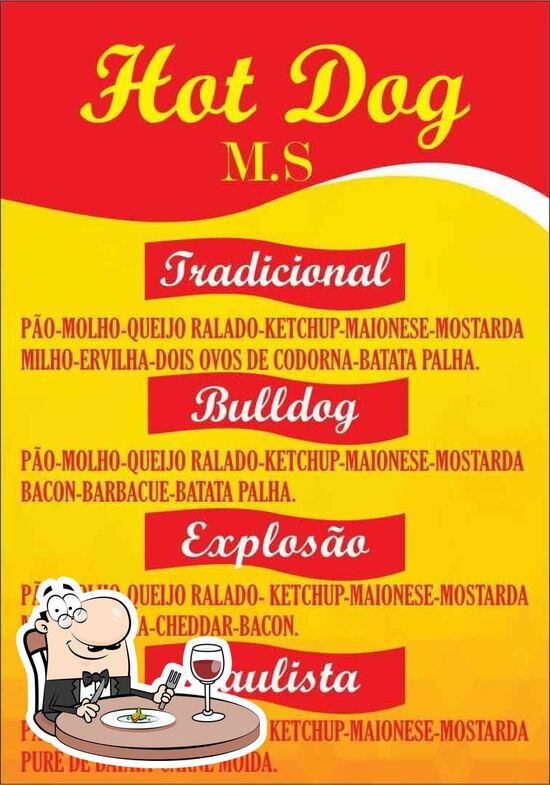 Menu at Hot Dog M.S Delivery restaurant, Nova Iguaçu