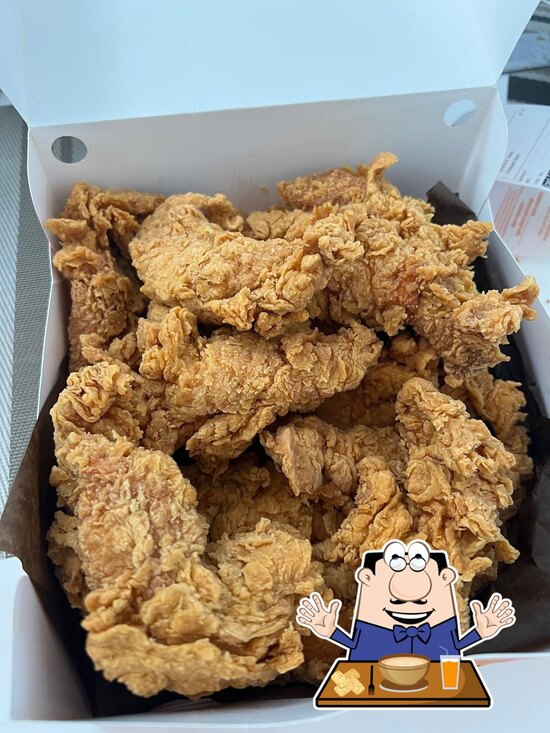 Menu au Popeyes Louisiana Kitchen fast food, Bedford