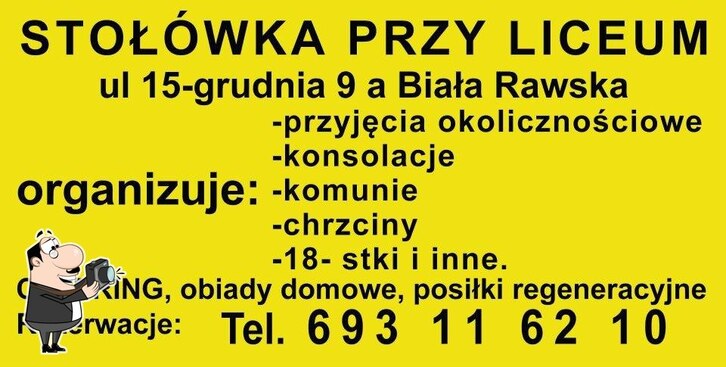 Sto Wka Przy Liceum W Bia Ej Rawskiej Restaurant Biala Rawska