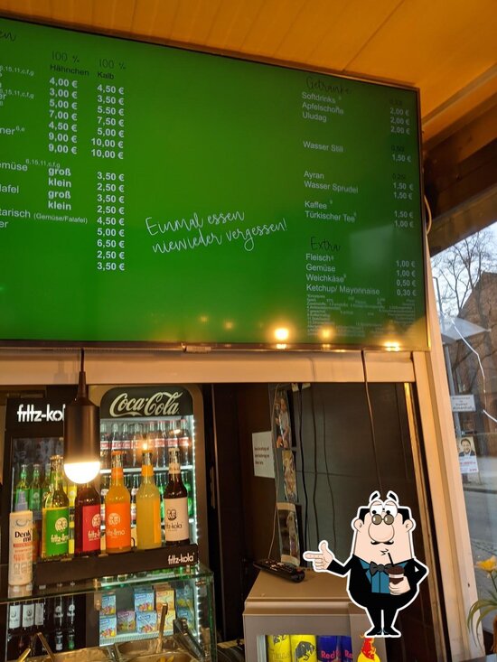 Speisekarte von Ali