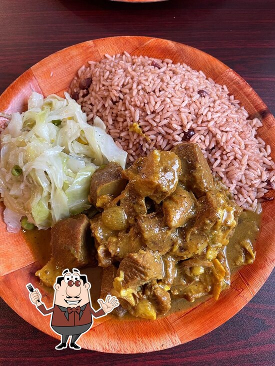 Menu at Leon's Caribbean restaurant, Aliquippa