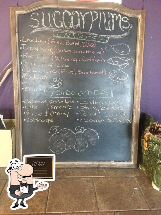 Menu at Suggarplums restaurant, New Rochelle