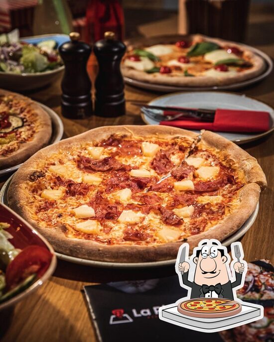 La Piazza Hanau Pizza & Café, Hanau Restaurantspeisekarten und