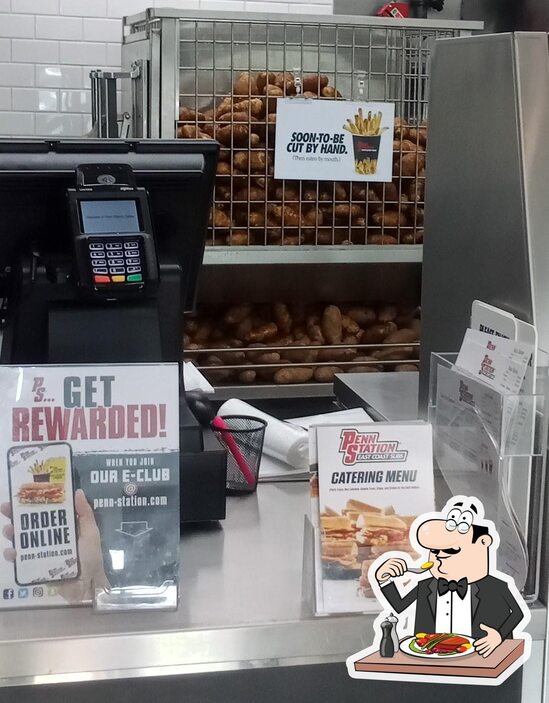 Menu at Penn Station East Coast Subs, Dallas