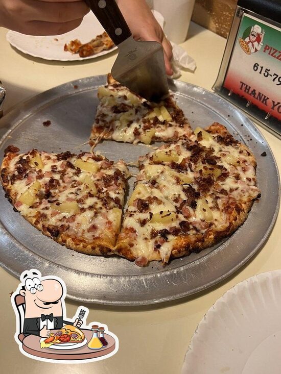 Menu at Paul's Pizza Palace pizzeria, White Bluff