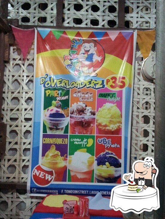 Menu at AVJ Knicker Bucker, General Santos City