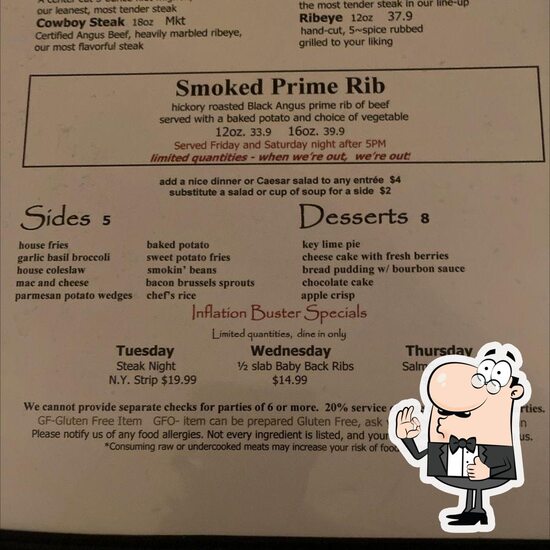 Menu at Austin's Wood Fire Grille restaurant, Brecksville
