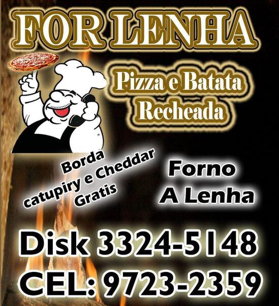 Menu At For Lenha Pizza E Batata Recheada Pizzeria Araraquara