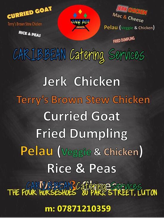 Menu at ONE POT SHACK restaurant, Luton