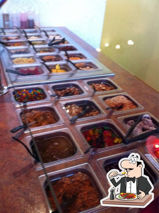 Menu at Scoopz Frozen Yogurt restaurant, Corpus Christi, S Staples St