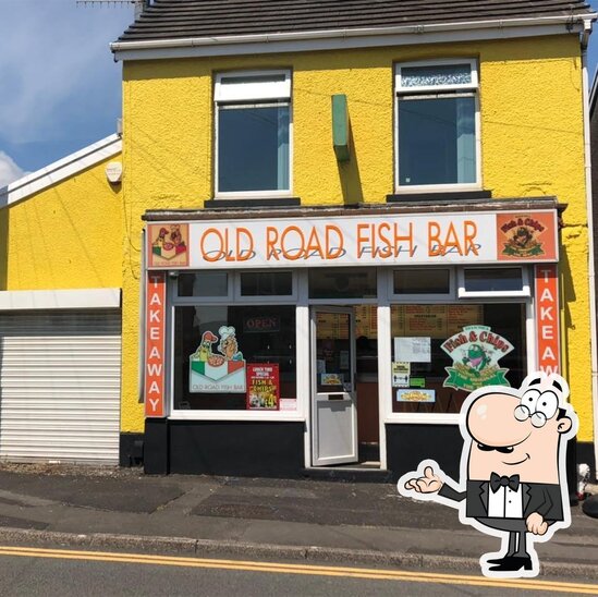 Menu at Old Road Fish Bar, Neath