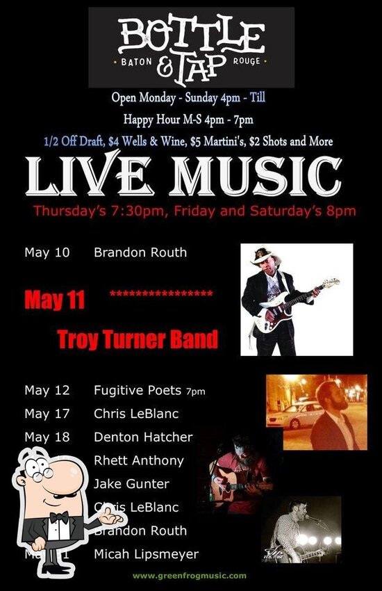 Bottle & Tap music cafe, Baton Rouge Carta del restaurante y opiniones