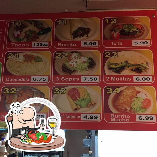El Rey Taqueria, 100 S May Ave in Oklahoma City Restaurant menu and