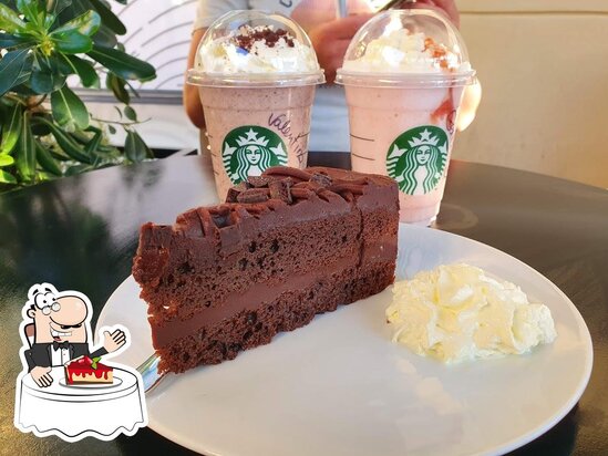 Menu au Starbucks Castel Romano Designer Outlet cafeteria, Rome