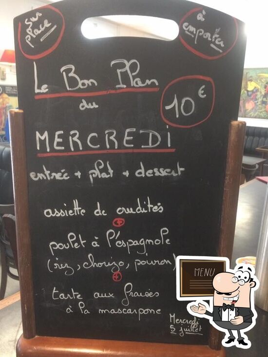 Menu au Le George V restaurant, Le Havre