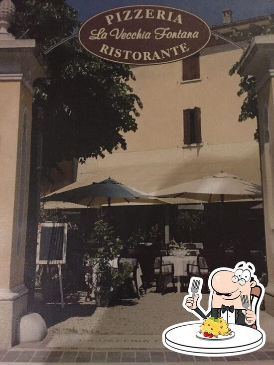 Speisekarte von La Vecchia Fontana pizza, Solferino